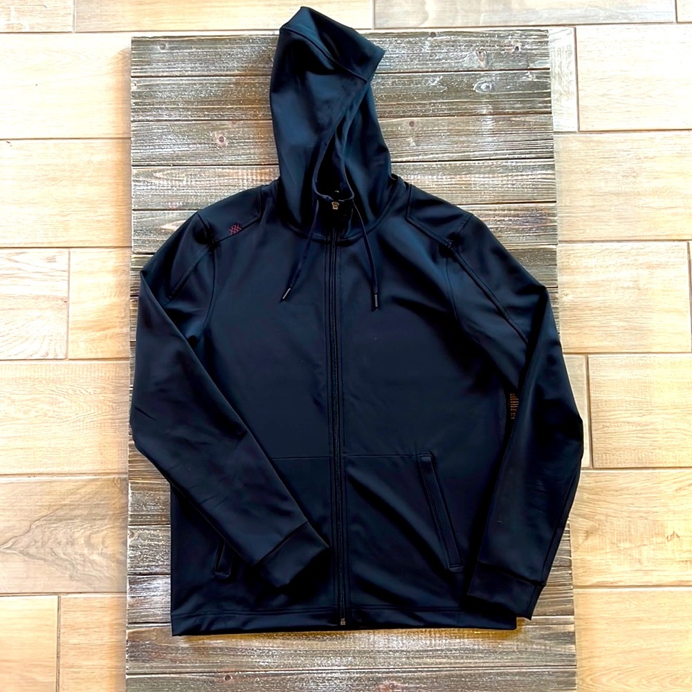 Rhône, Mens Spar Full Zip, M, Black